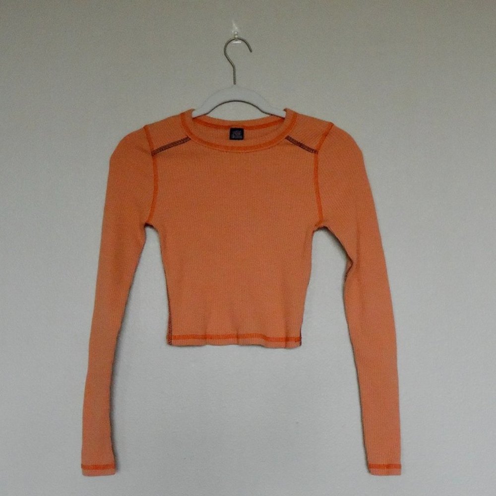 Wild Fable Long Sleeve Crop Top Small